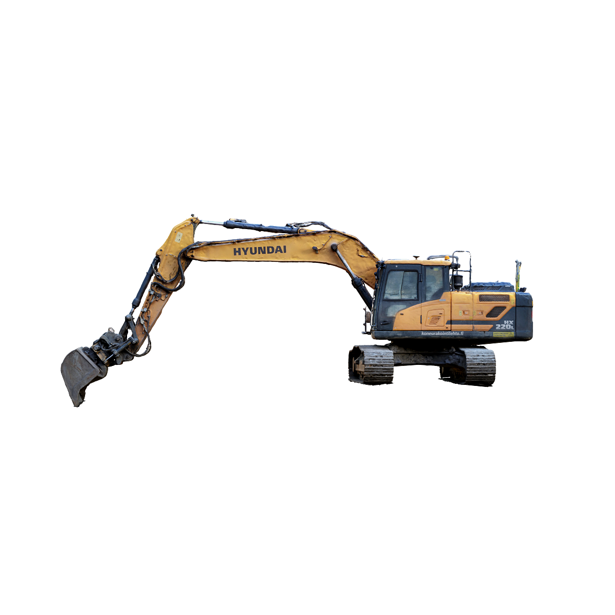 Excavator 3D scanning