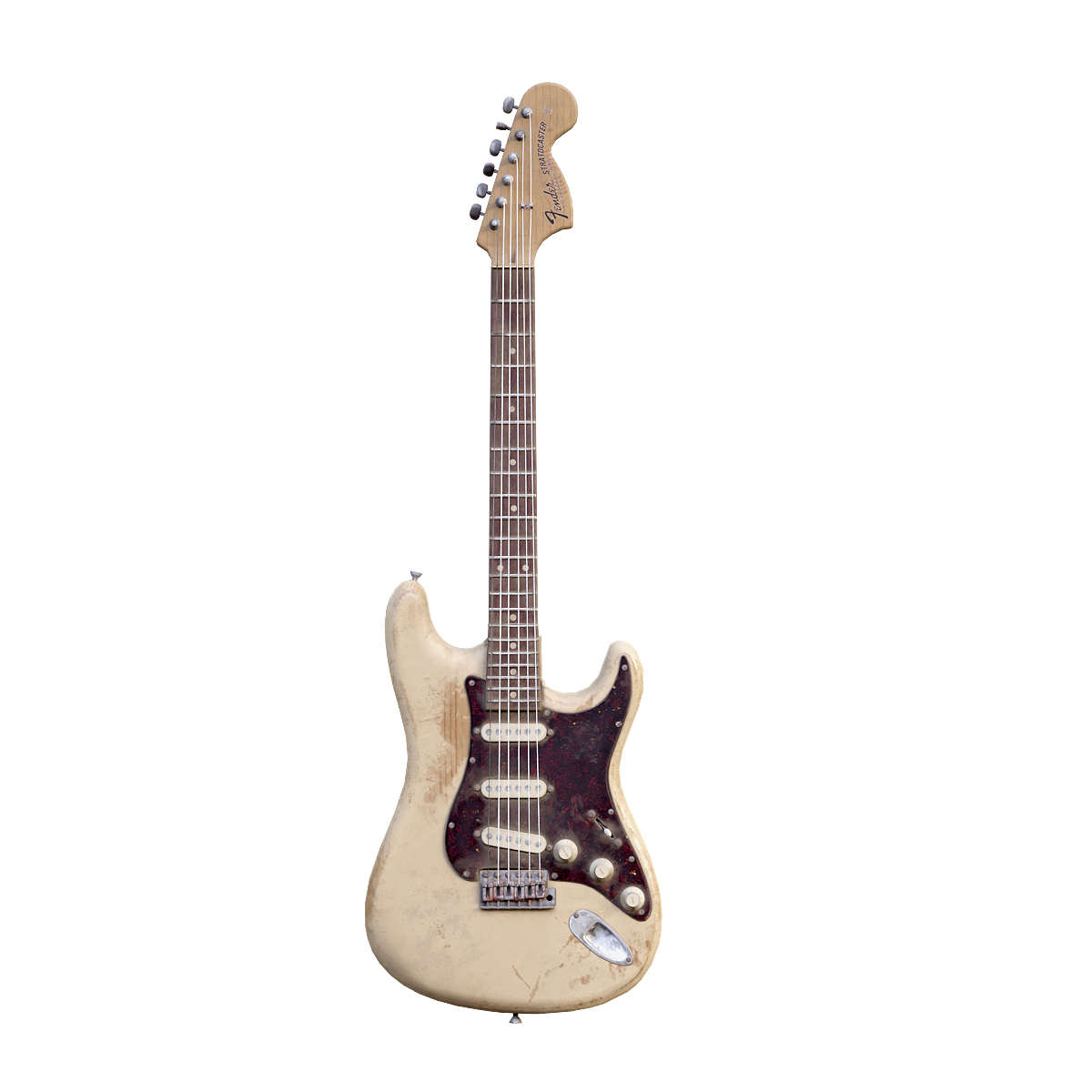 Old Fender Stratocaster Guitar