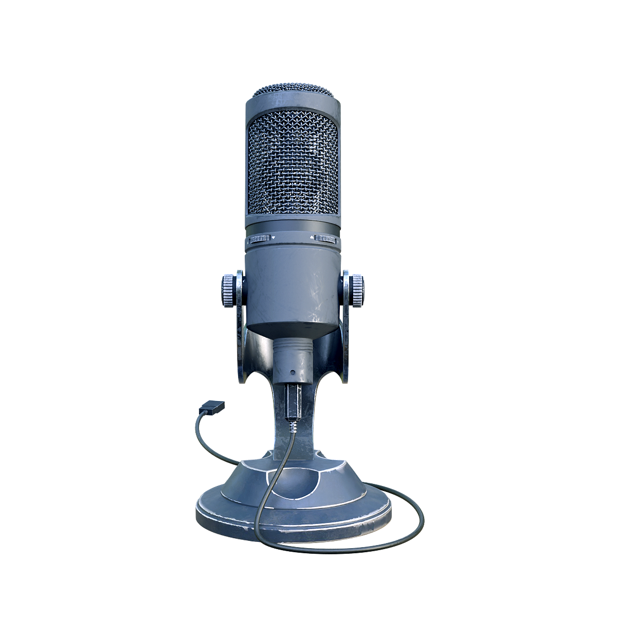 Black Wired Microphone