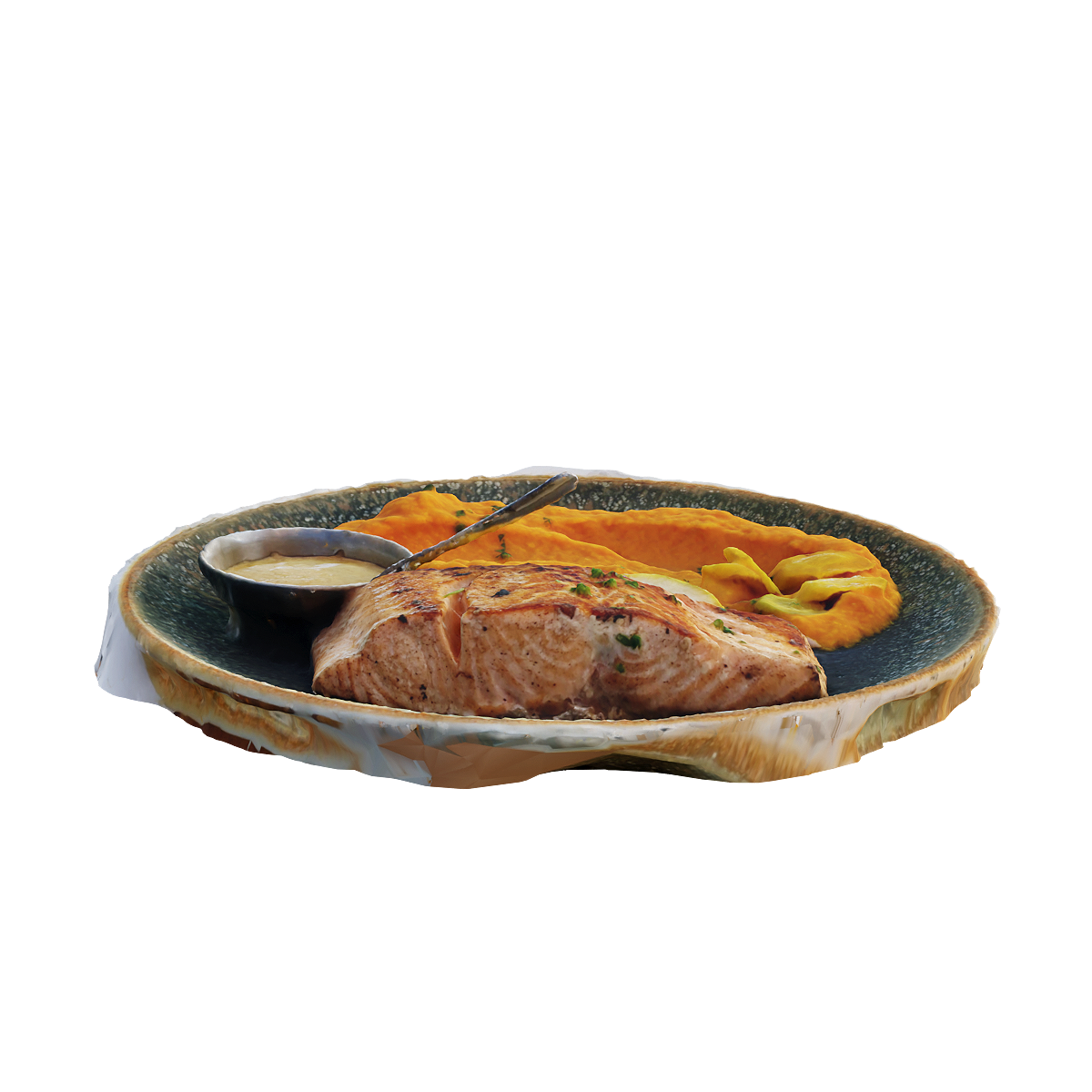 salmon in whiskey sauce