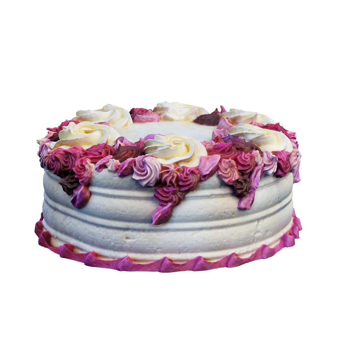 Cream Rose Cake