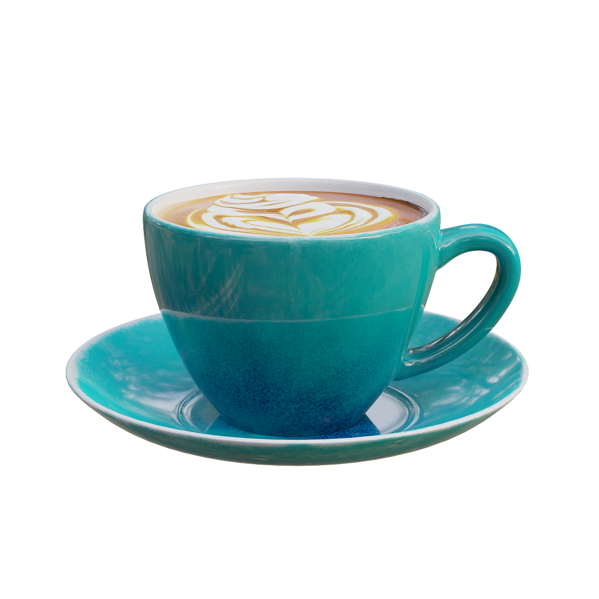 Cappuccino Flower Coffee