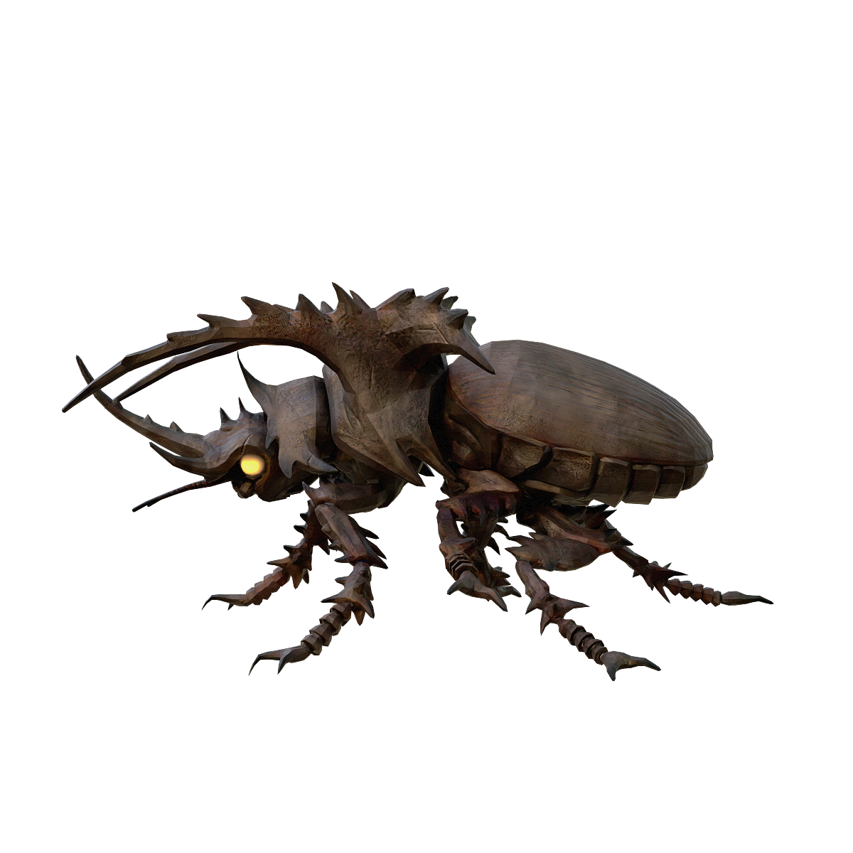 Sci-fi Giant Beetle 3D Model Animation