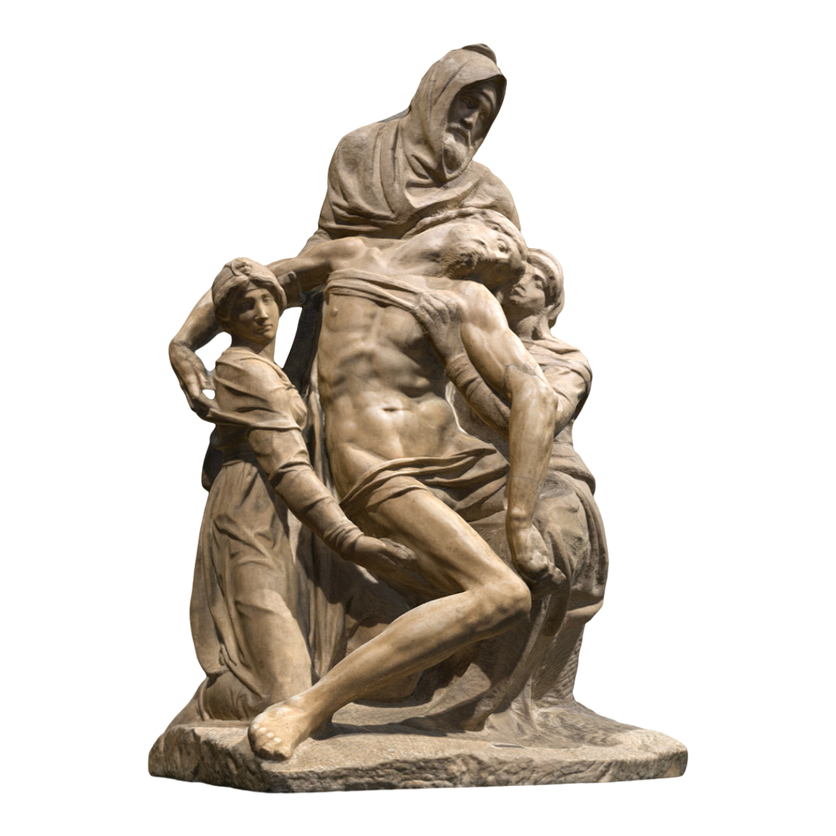 The Madonna and Child painting created by Michelangelo