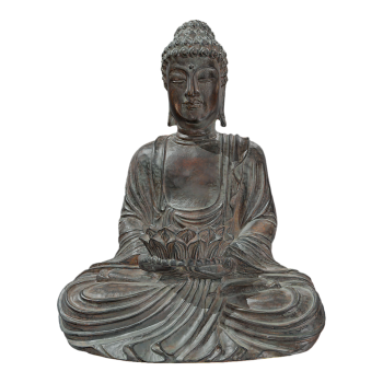 The sitting statue of Shakyamuni Buddha during the Guishuang Empire period