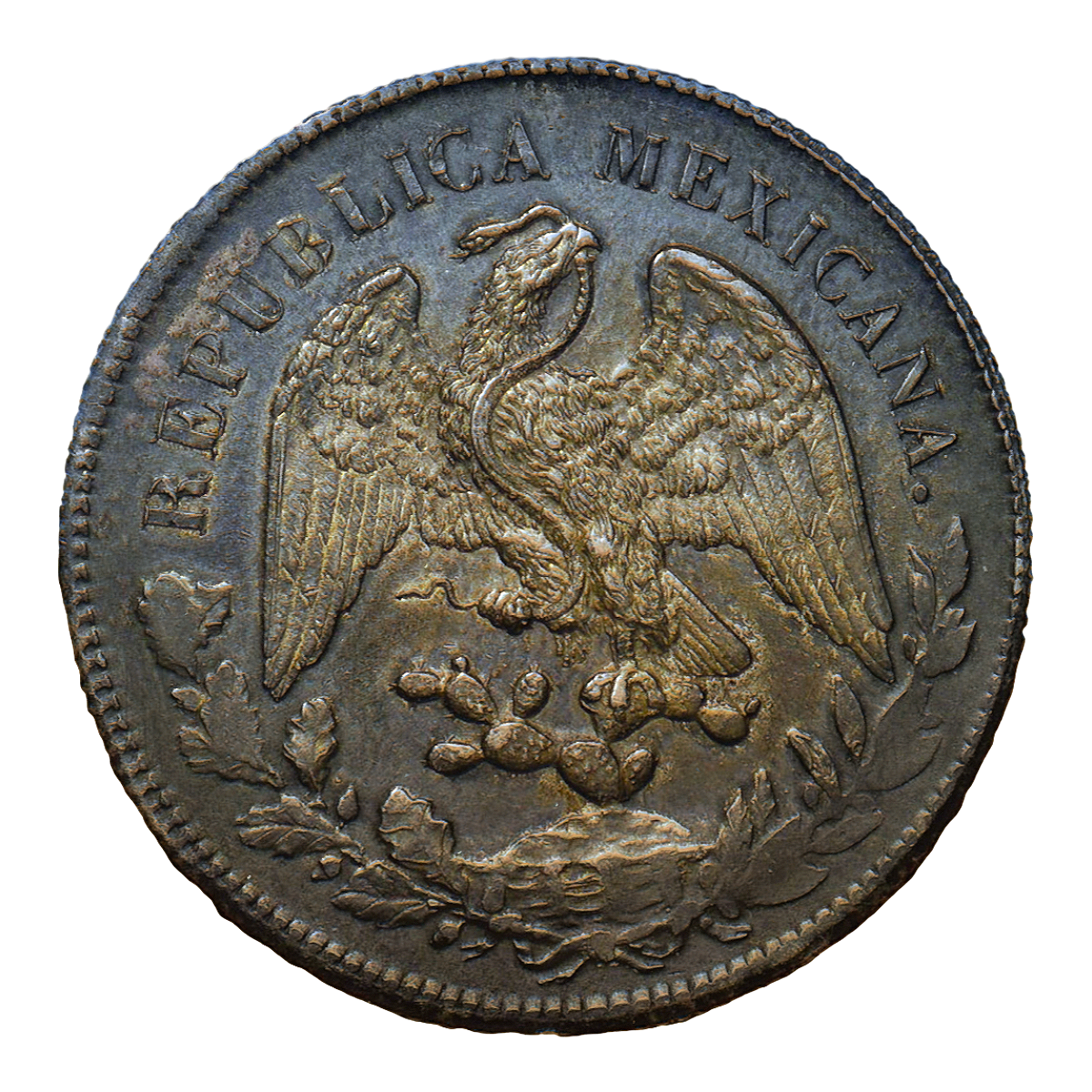 1897 Mexican currency 1 peso (Eagle Ocean)