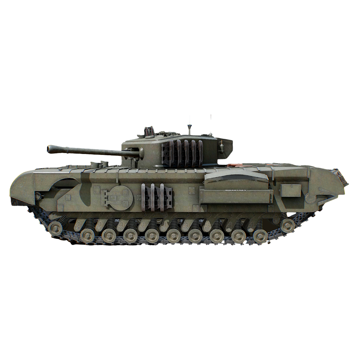 World War II British heavy tank Churchill Mk VII