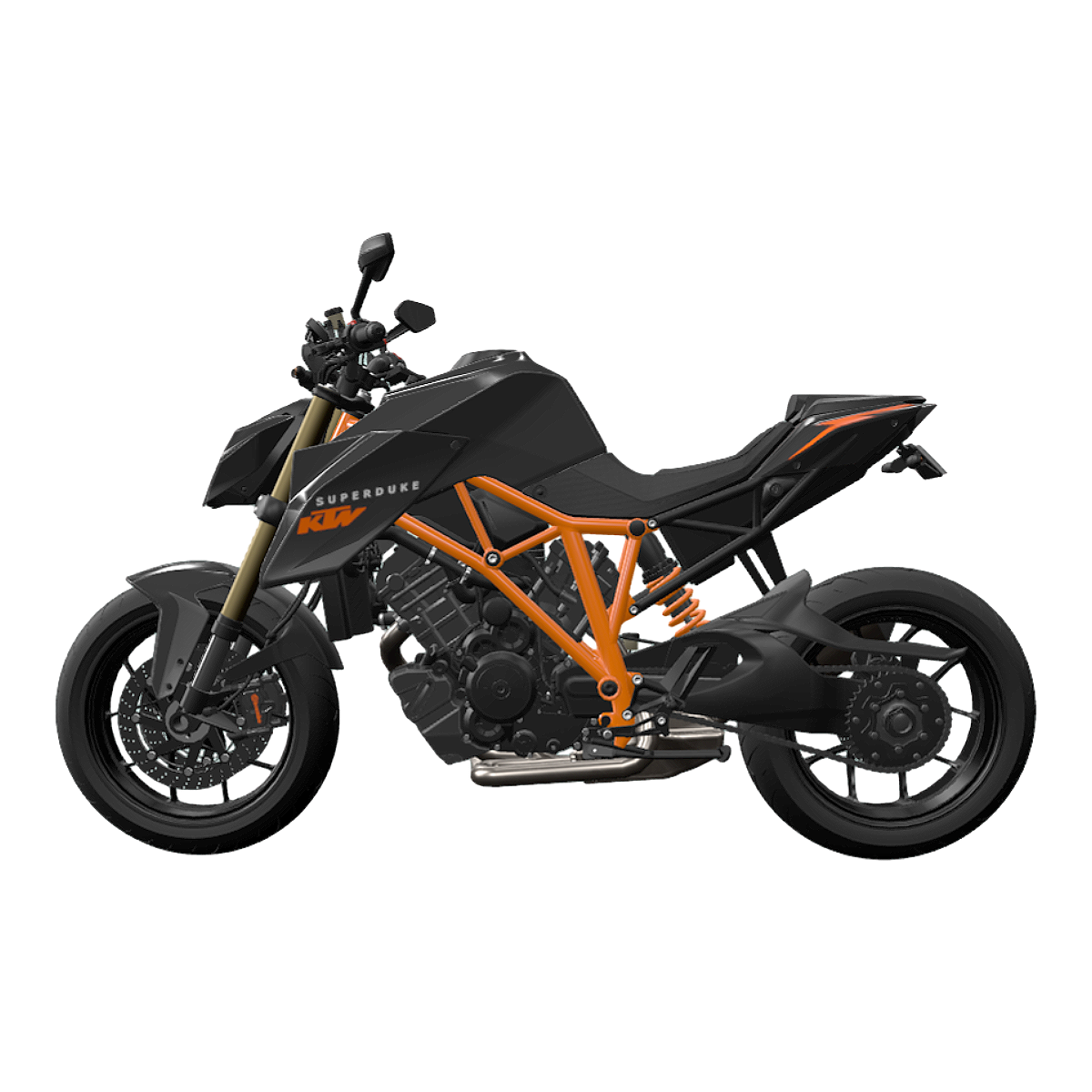 Off road motorcycle KTM 1290 Super Duke R