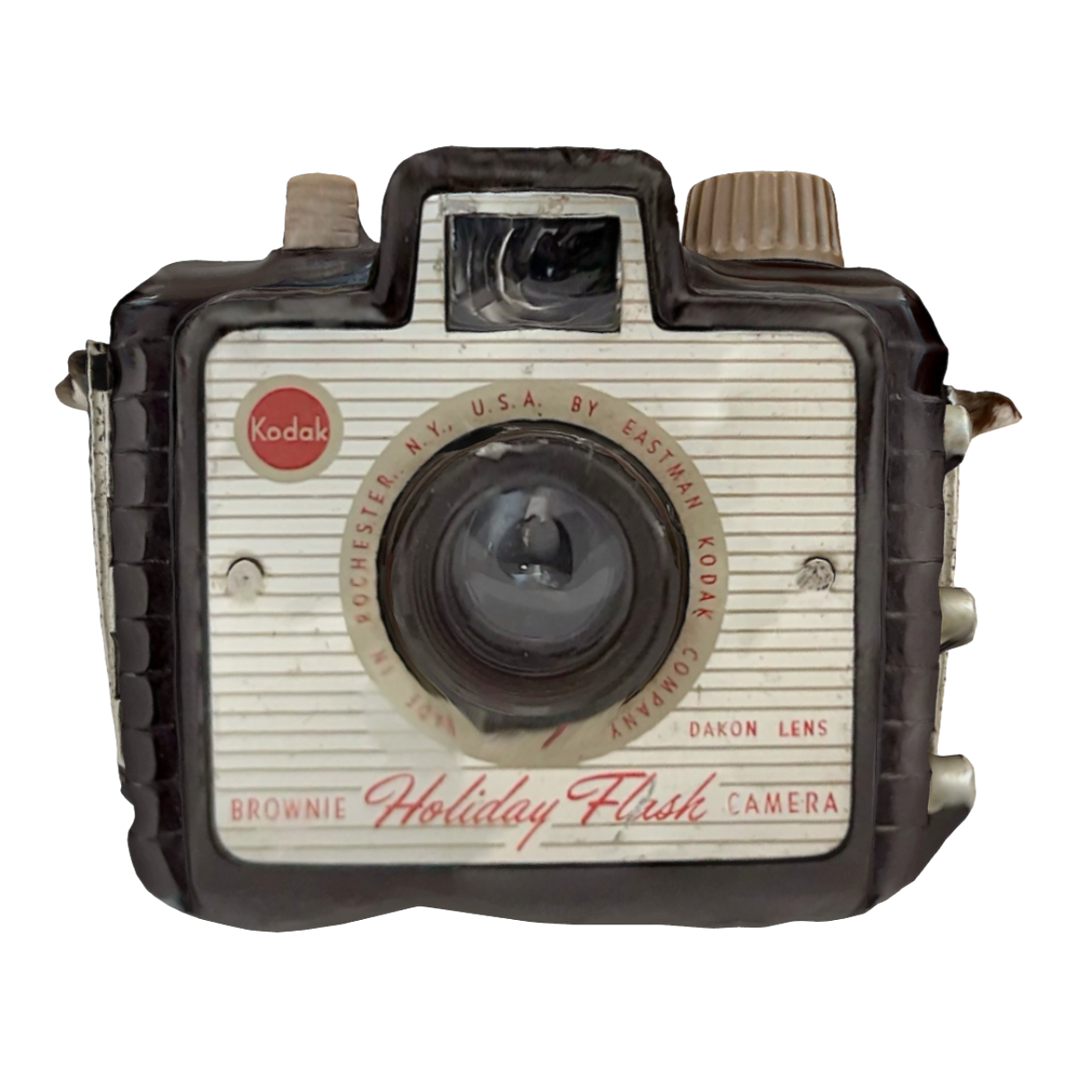 1900 vintage camera, da brownie holiday flash camera