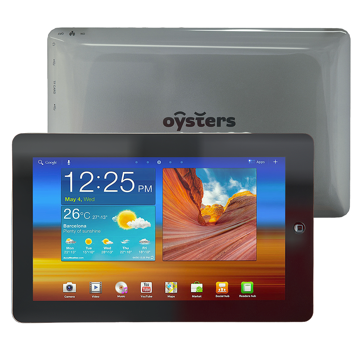 2011 Oysters T10 deep space gray tablet