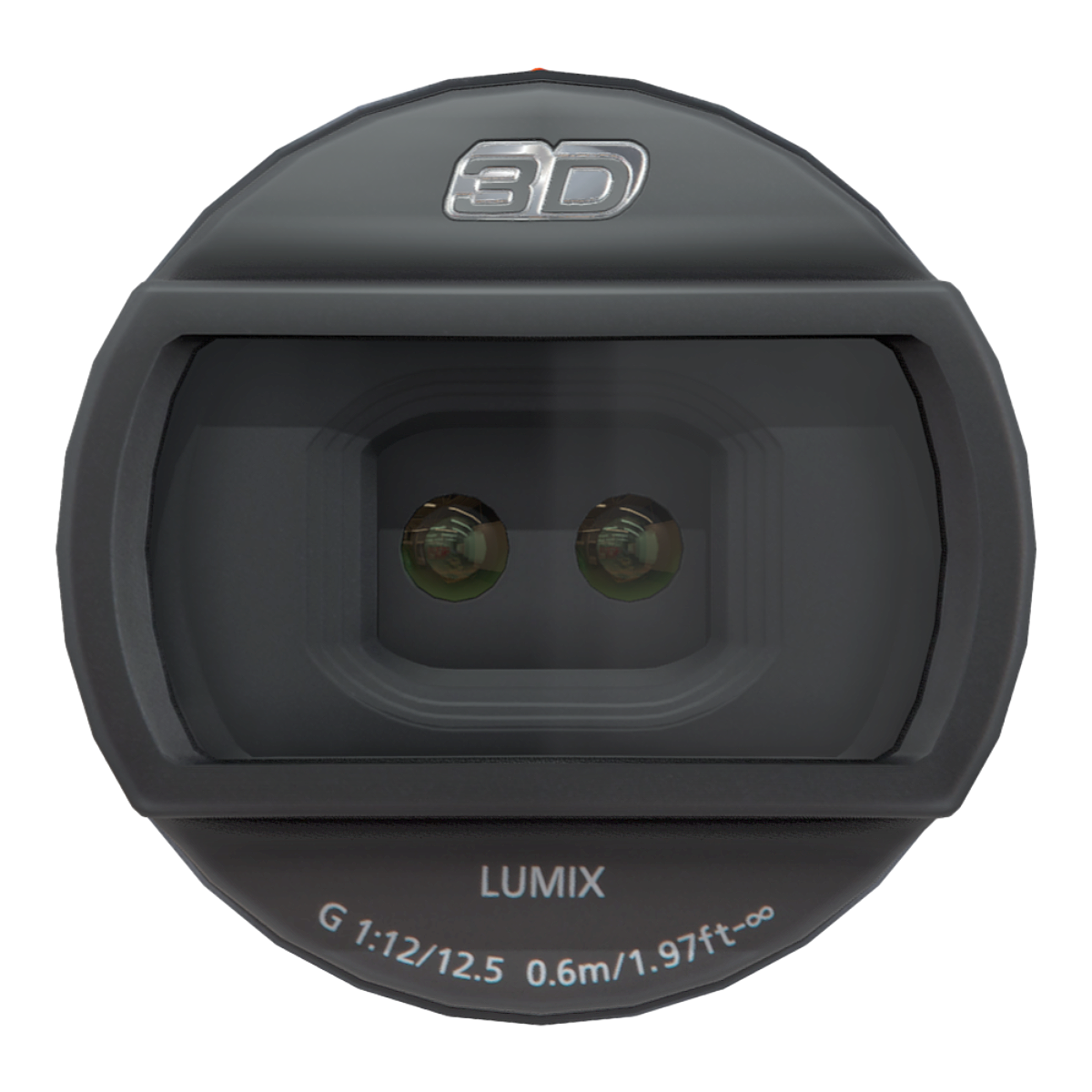 Interchangeable 3D lens Panasonic Lumix G 12.5mm f/12 3D H-FT012