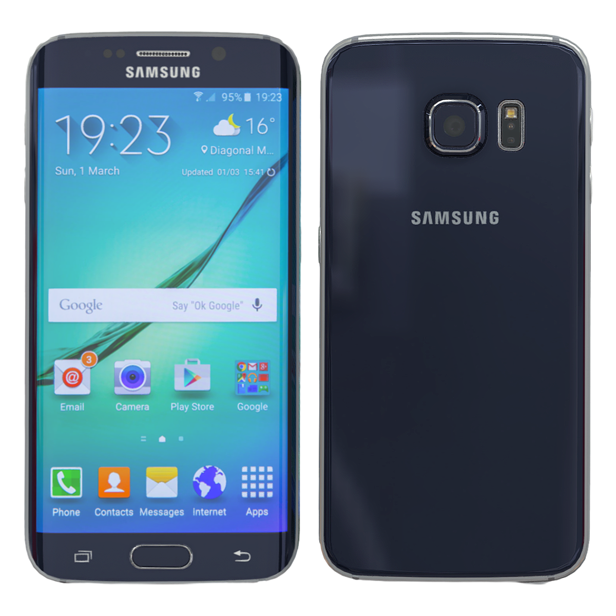 Samsung GALAXY S6 Edge Deep Blue Edition