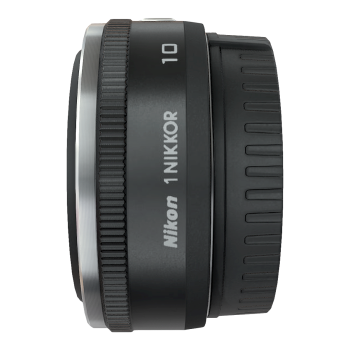 Nikon Nikkor 10mm black lens