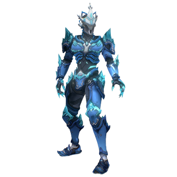 The character Genji Frost Spirit in the game Overwatch
