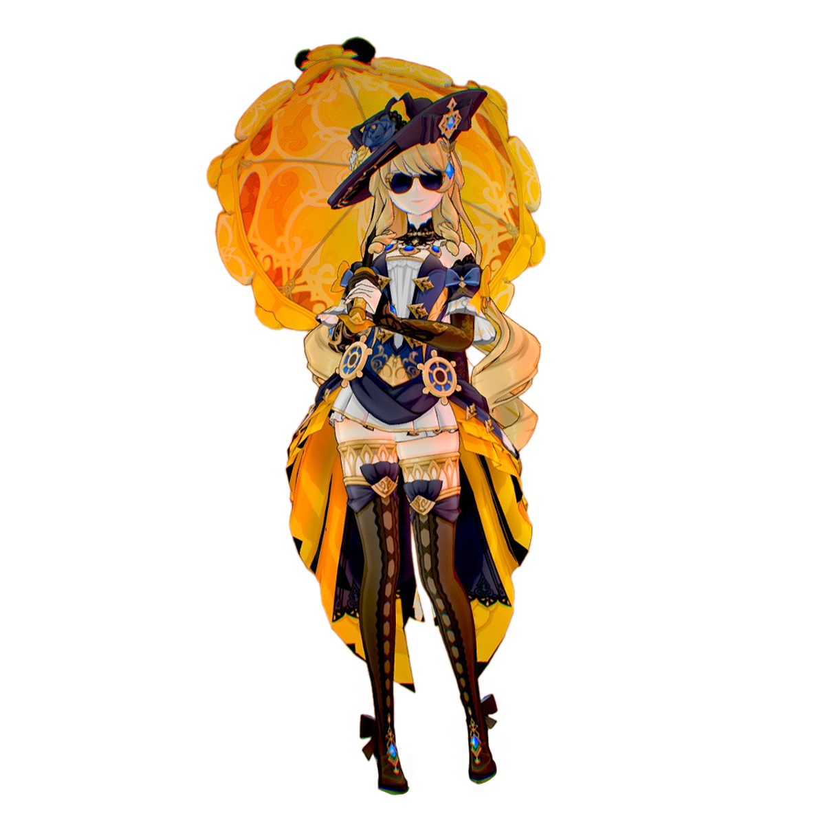 The role in the game Genshin Impact: Navia
