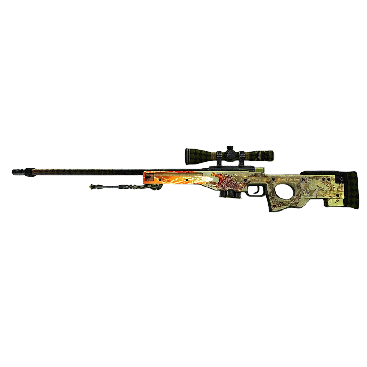 Weapon in the game Counter Strike: Global Offensive: AWP Dragon Legend