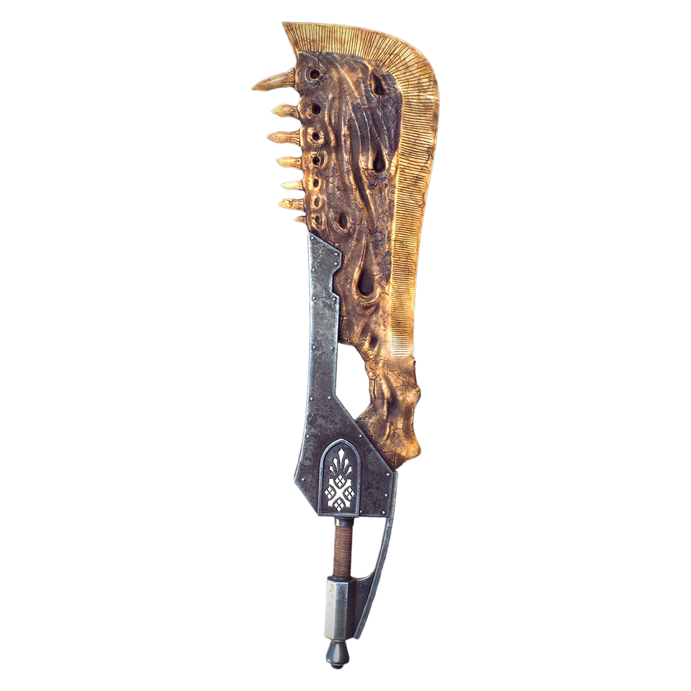 Weapon in the game Monster Hunter: World: Dragon Jaw Sword [Jueya]