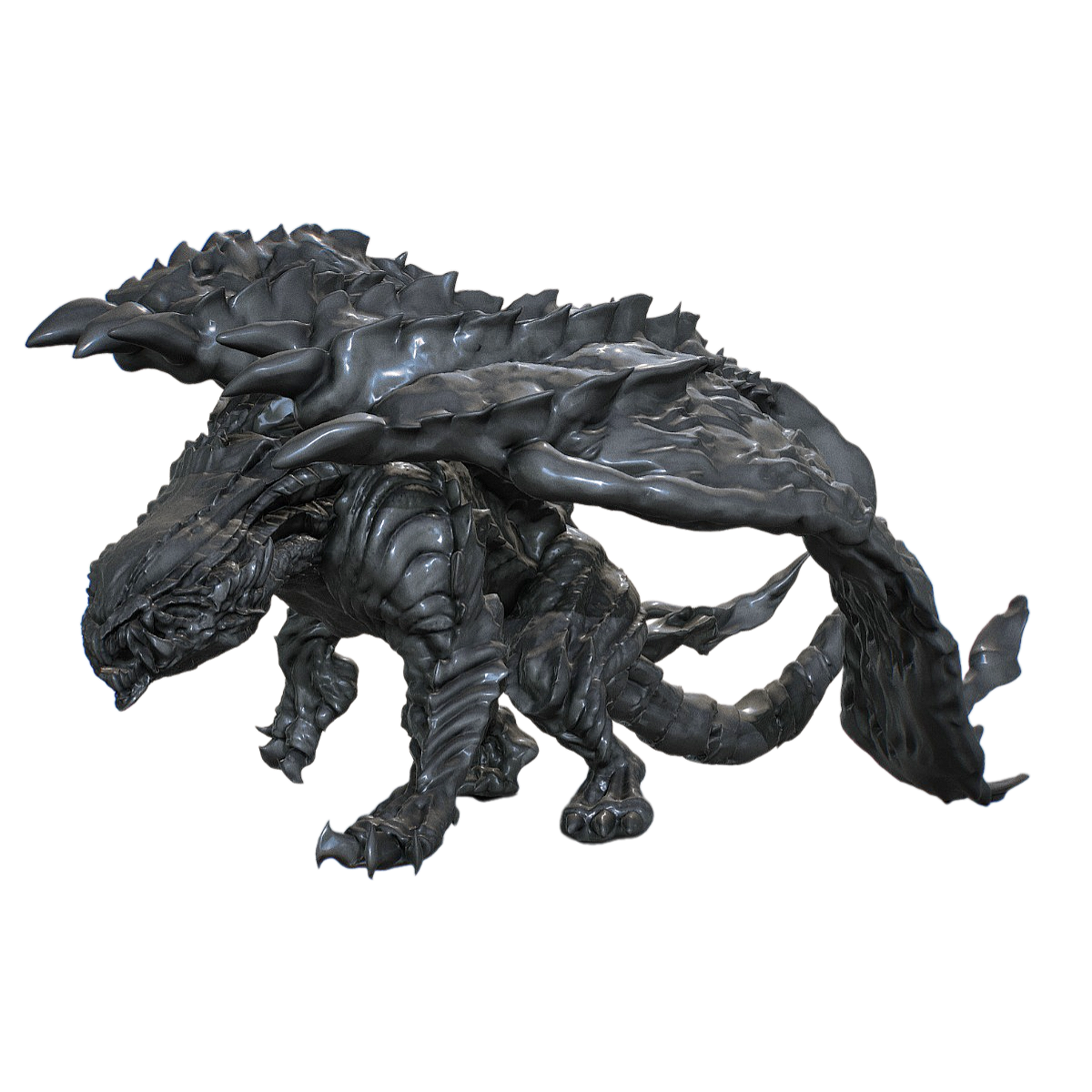 Monster in the game "Monster Hunter Rise: Dawn": Black Eclipse Dragon