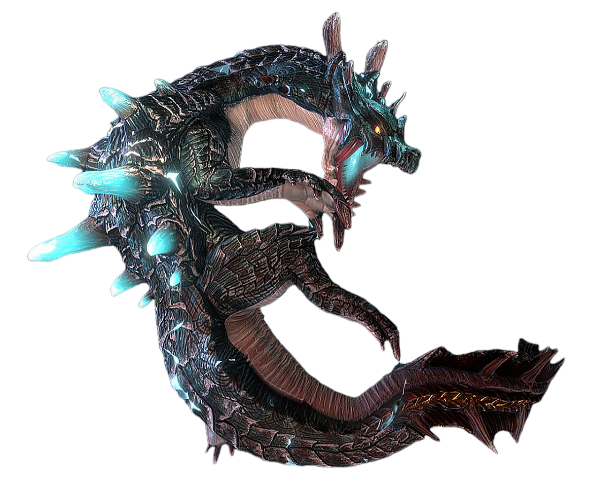 Monster in the game Monster Hunter: Rampage Sea Dragon