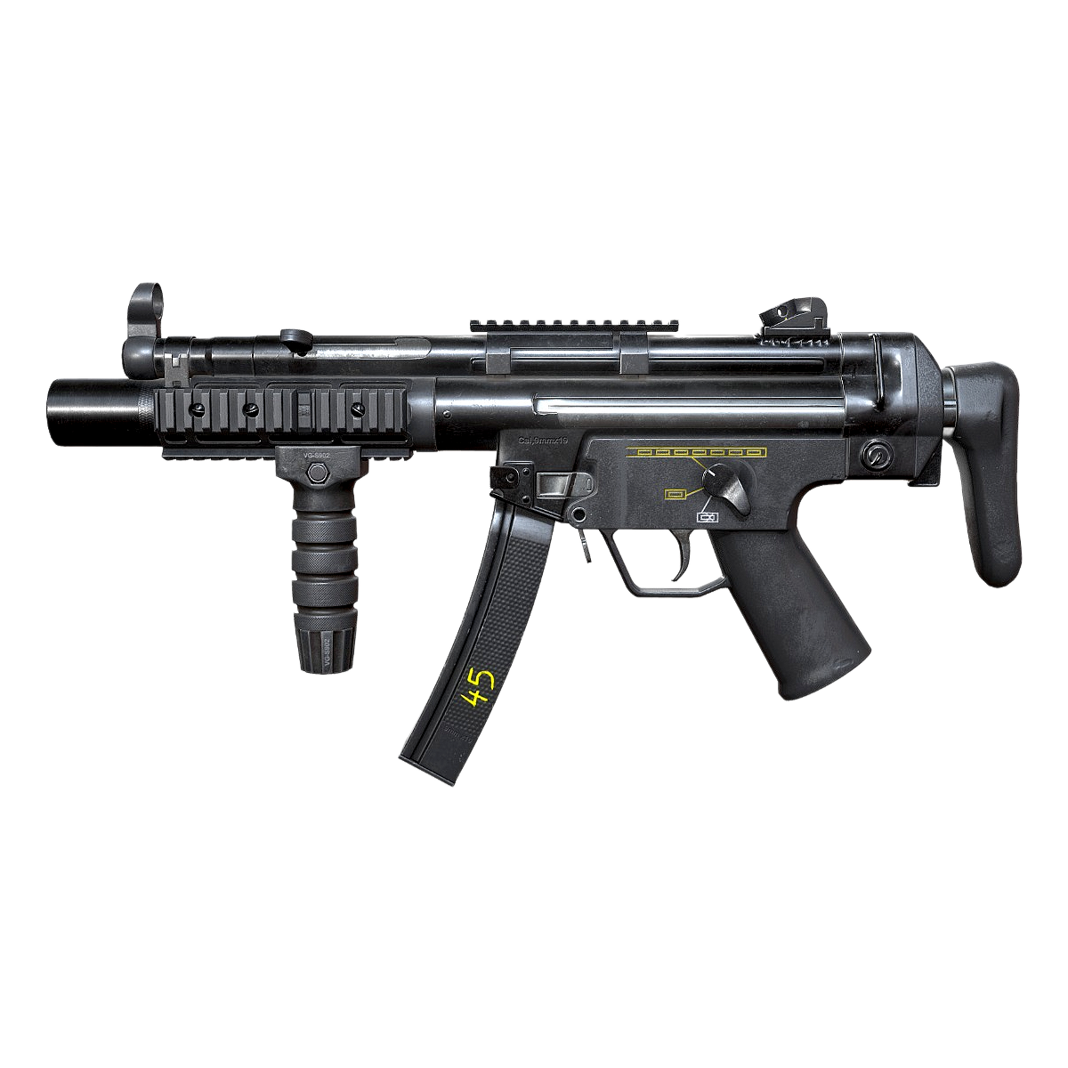 Weapon in Call of Duty: MP5SD