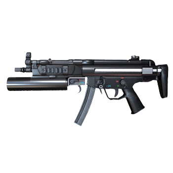Weapons in Call of Duty: MP5&Grenade Launcher