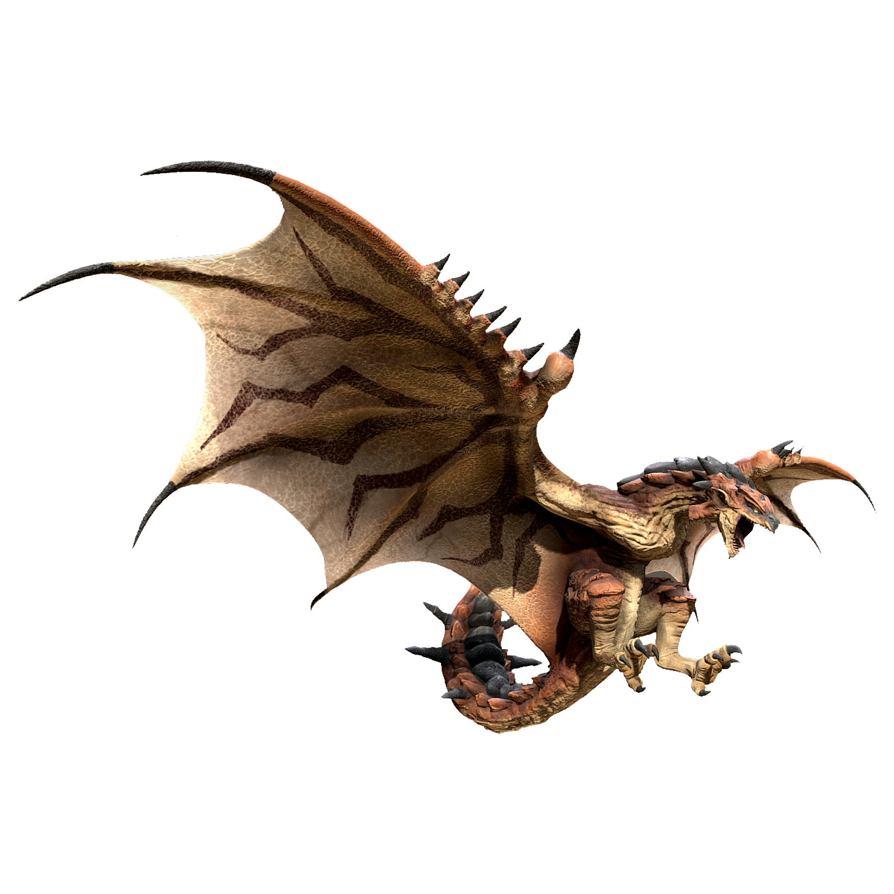 Monster in the game Monster Hunter: World: Fire Dragon