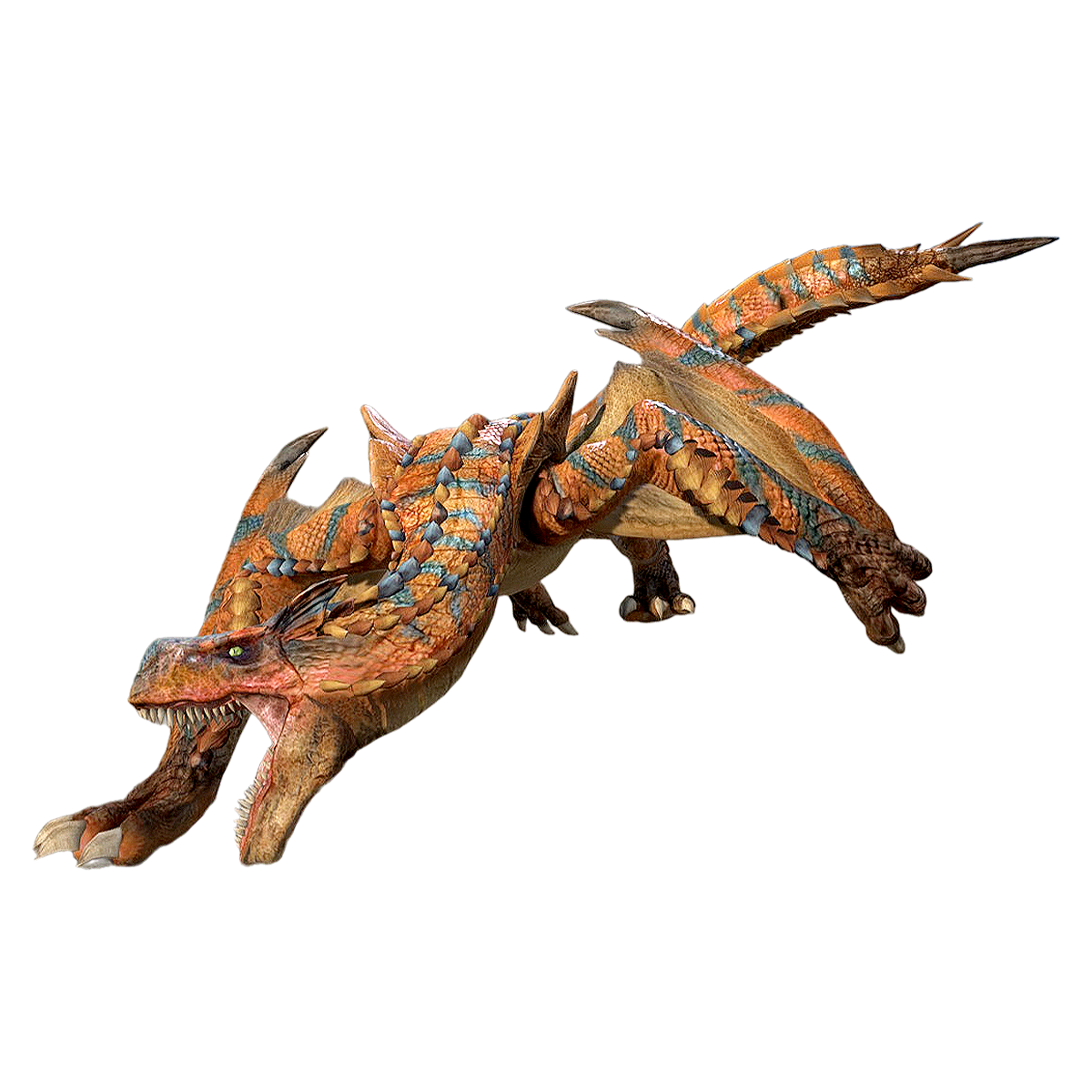 Monster in the game "Monster Hunter: World": Bombing Dragon