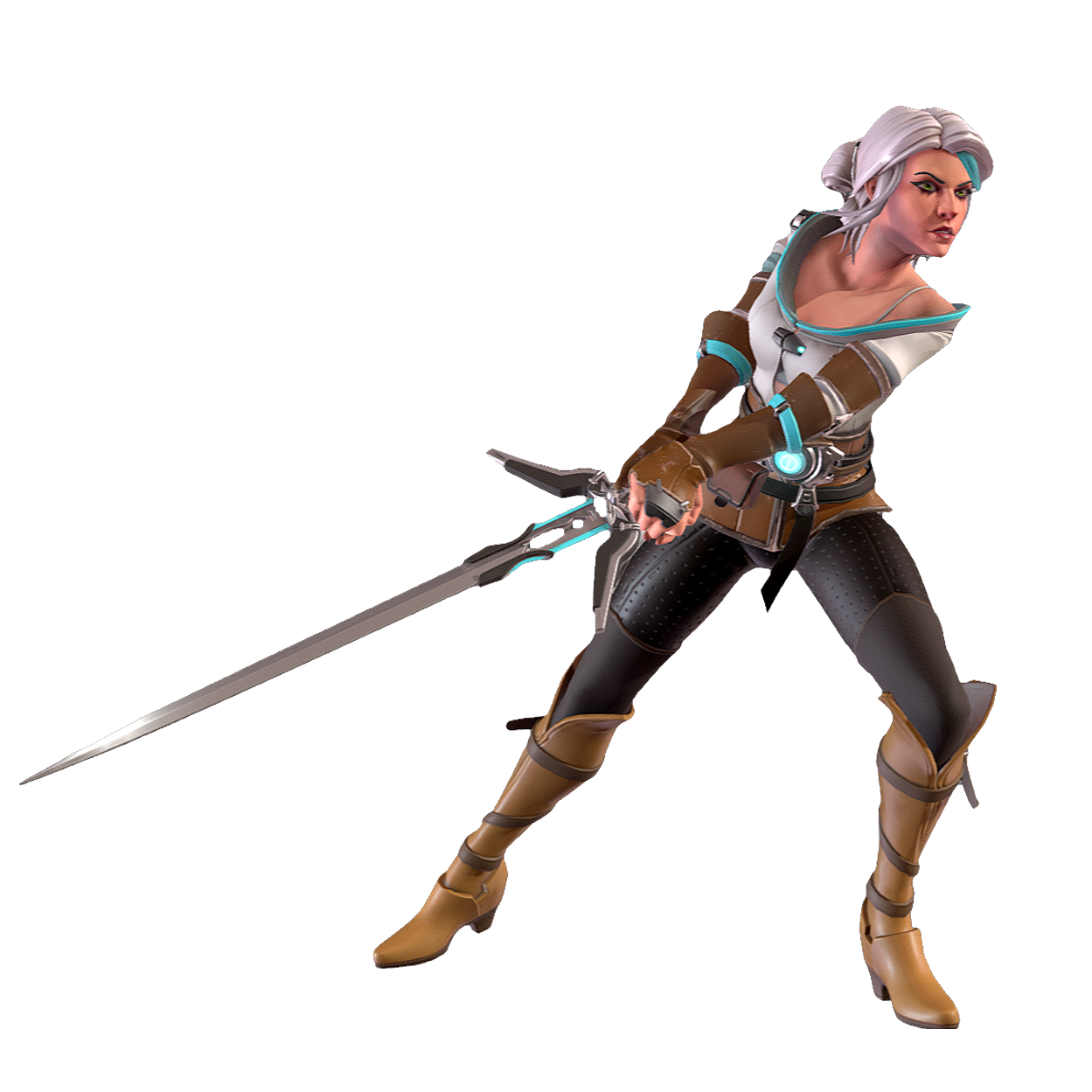 The character in the game "The Witcher 3: Wild Hunt": Sherry