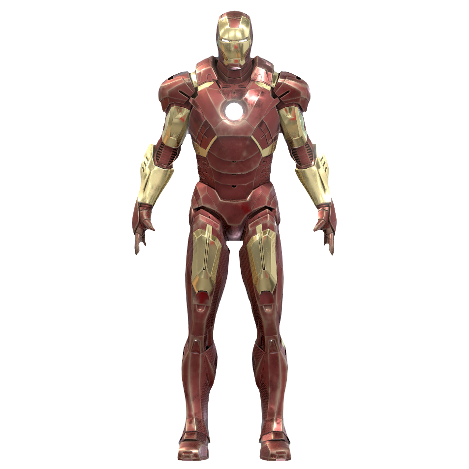The character in the game "Marvel Avengers: Iron Man"