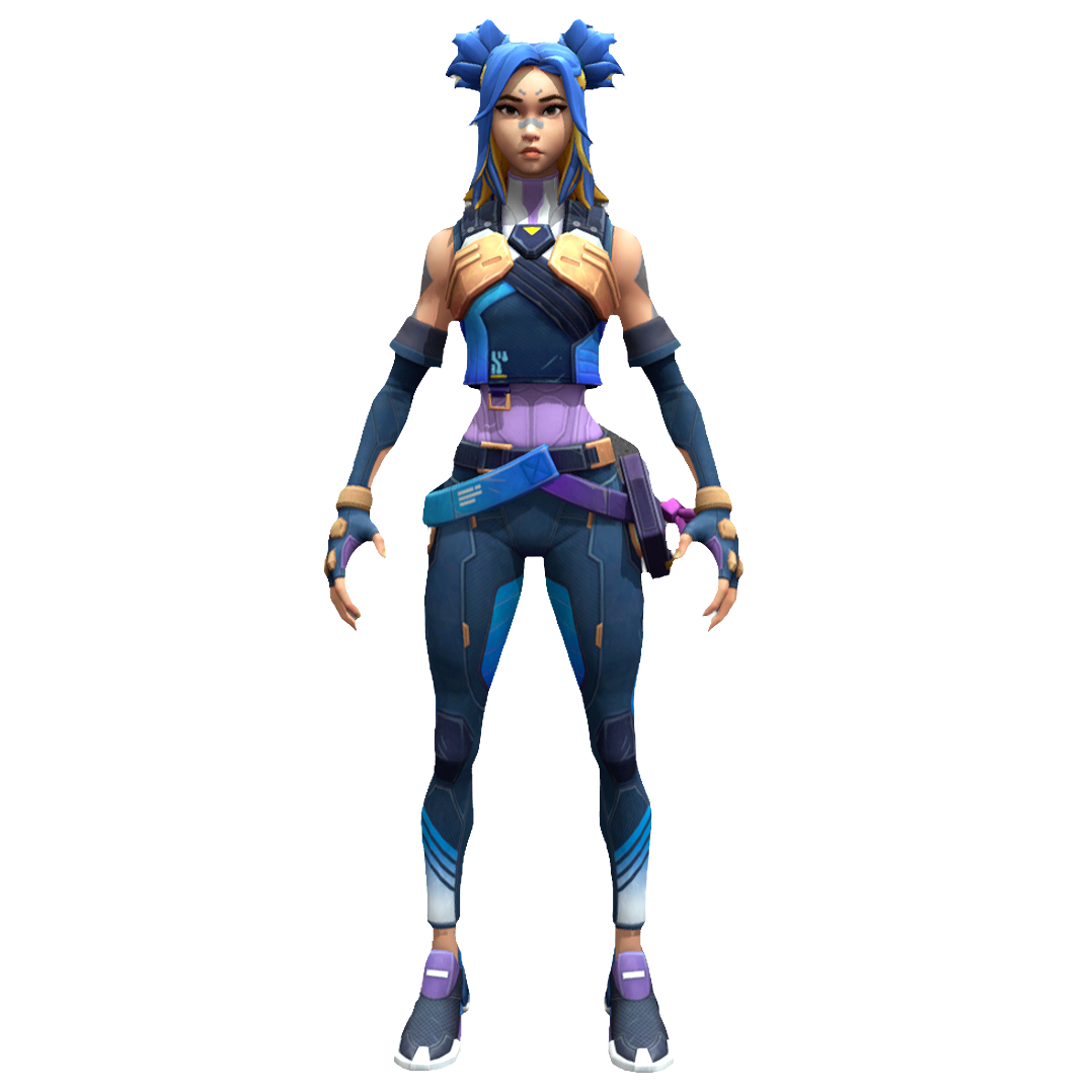 Characters in the game "Valorant": Neon
