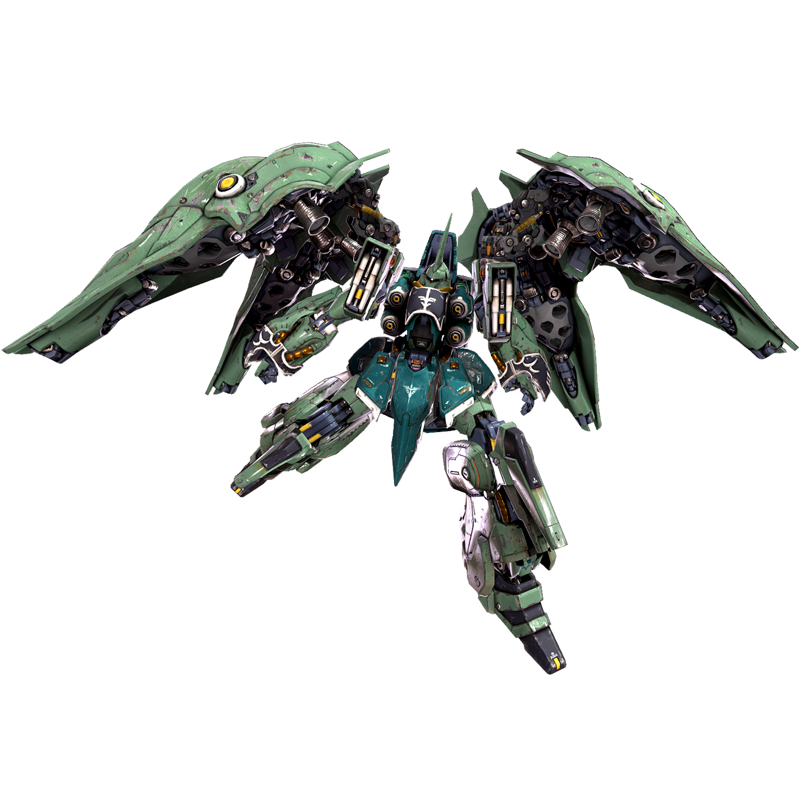 Mech in the animated series Mobile Suit Gundam: NZ-666 Satyr (Battle Damage) Mech in the animated series Mobile Suit Gundam: NZ-666 Satyr (Battle Damage)