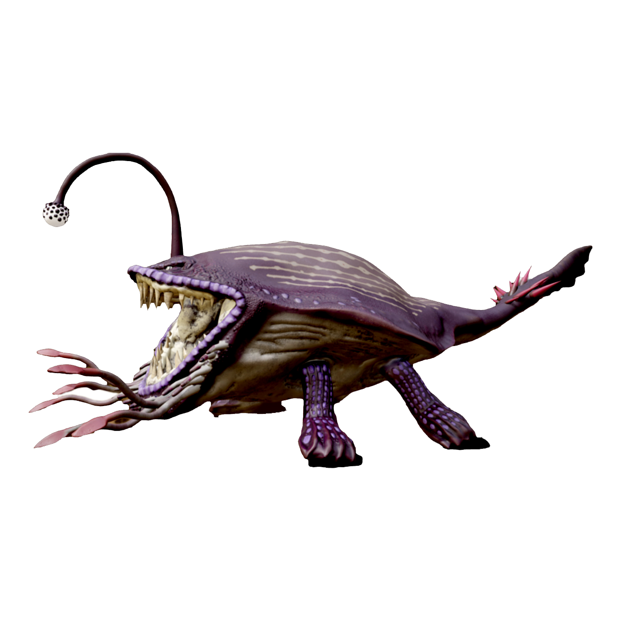 Monster in the game Monster Hunter: Lantern Fish Dragon Monster in the game Monster Hunter: Lantern Fish Dragon