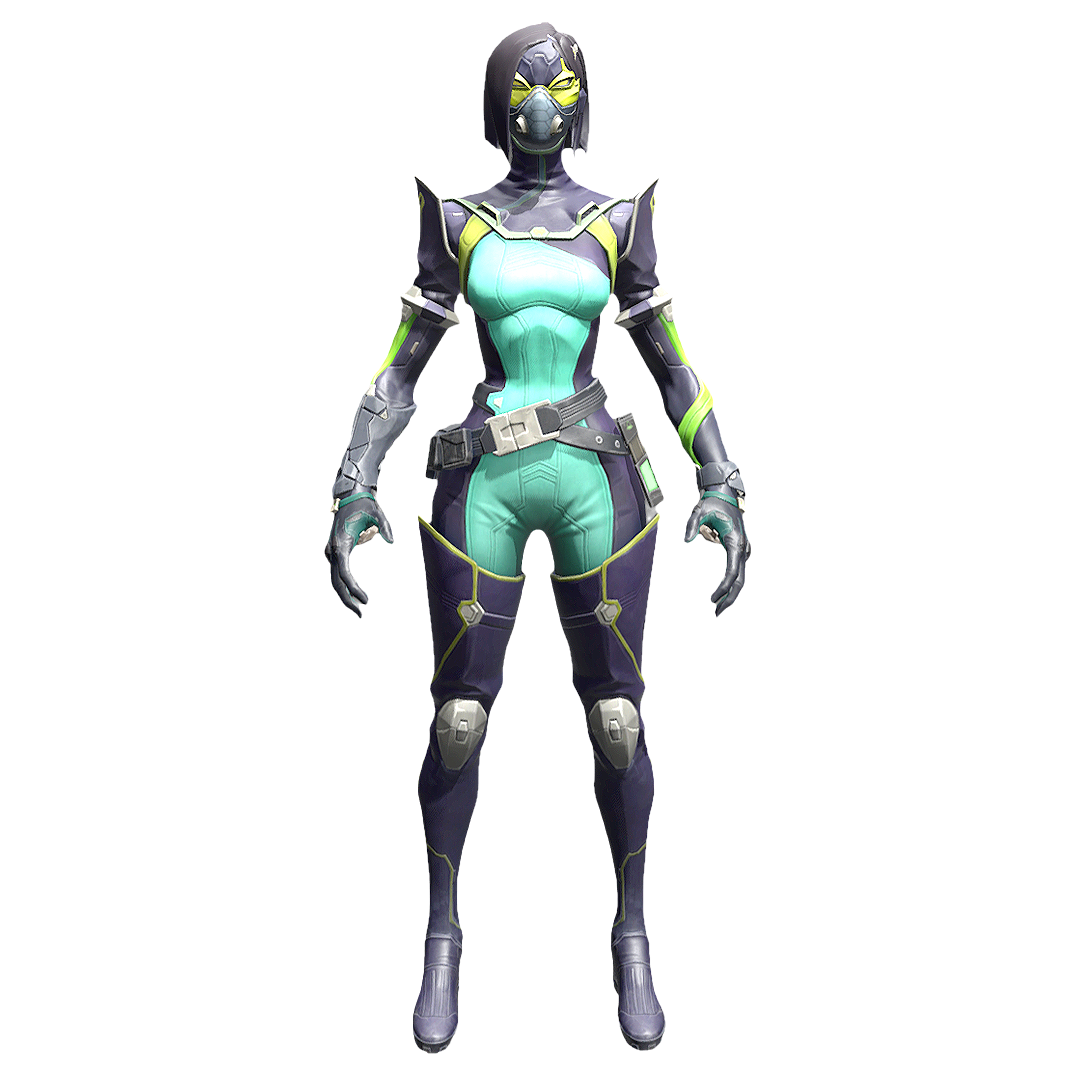 The character in the game "Valorant": Viper