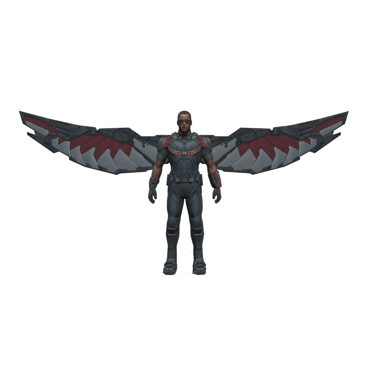 The character in the game 'Marvel Avengers': Falcon Sam Wilson