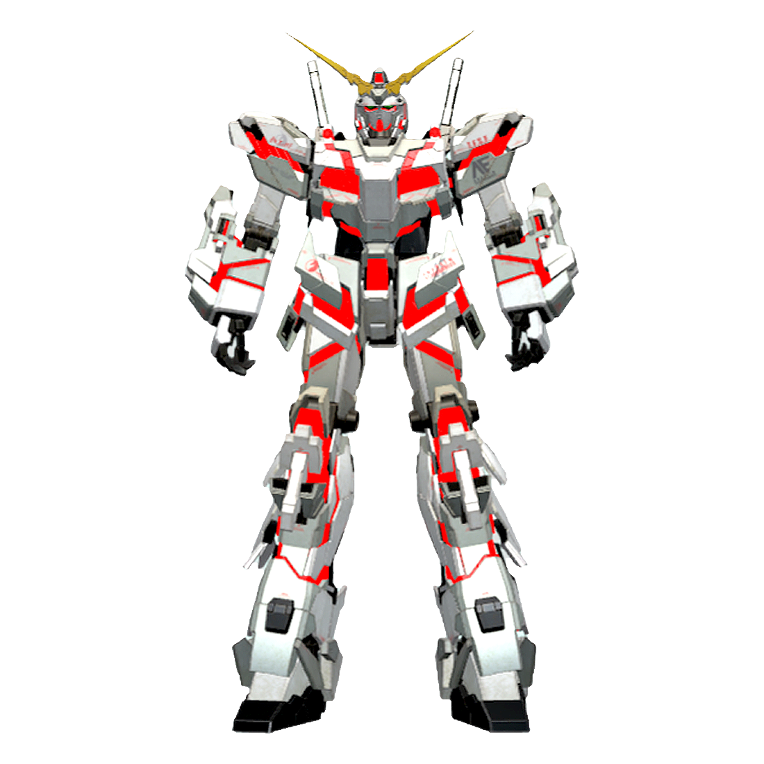 Mech RX-0 Unicorn in the anime Mobile Suit Gundam UC RE: 0096