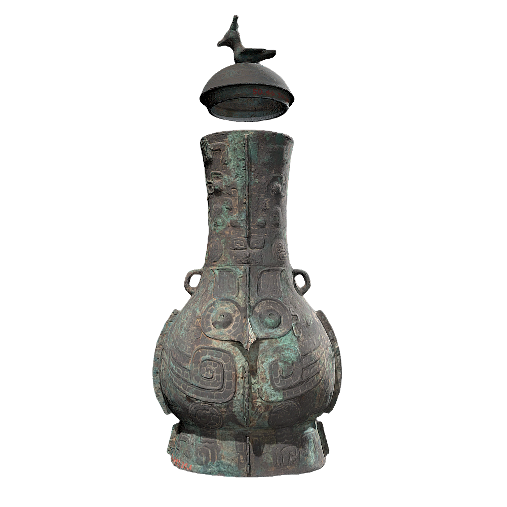 Bronze wine vessels for sacrificial offerings in the Shang Dynasty