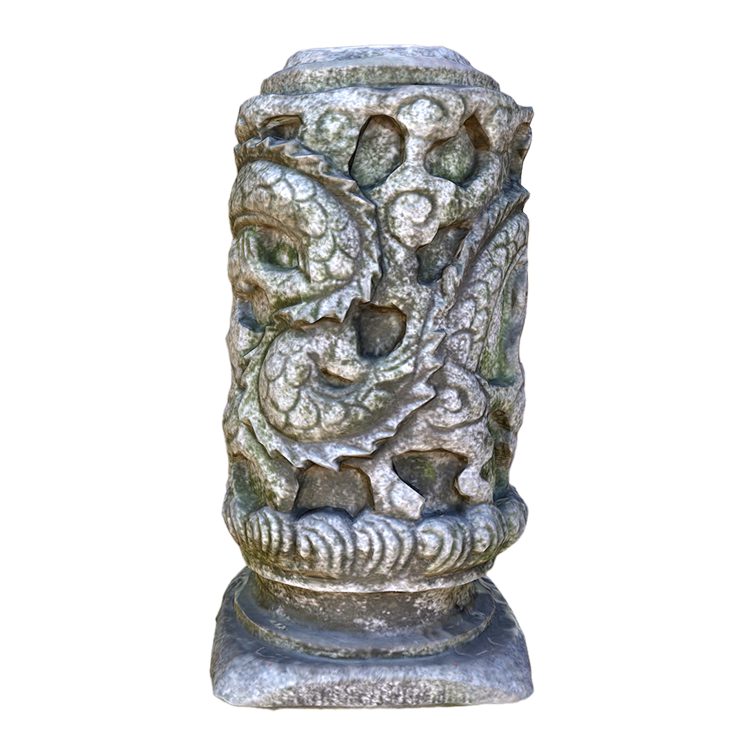 Chiwan Tin Hau Temple Dragon Pillar