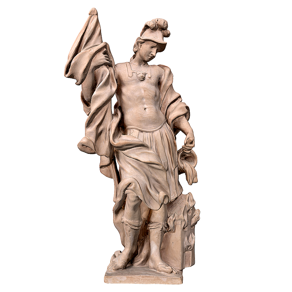 The Roman Soldiers Fighting the Fire