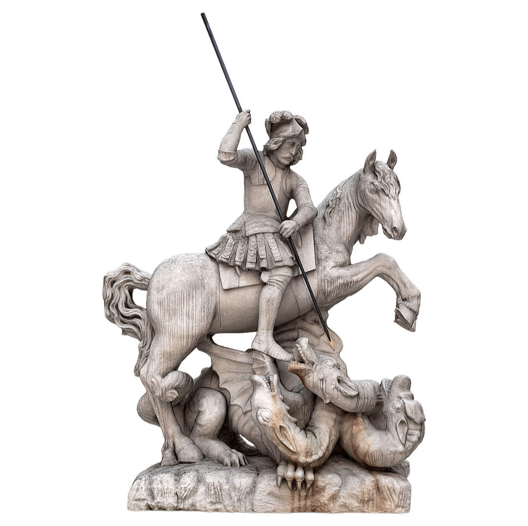 Saint George and the Dragon Fight