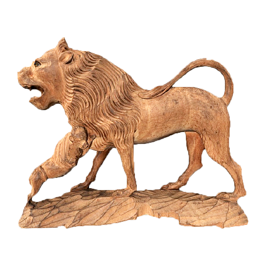 Lion Carving "