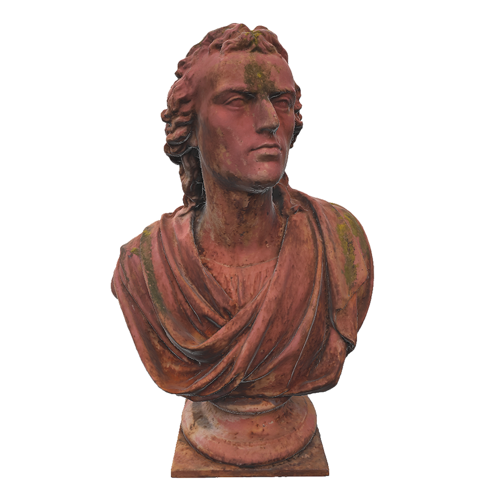 Half body portrait of Friedrich Schiller