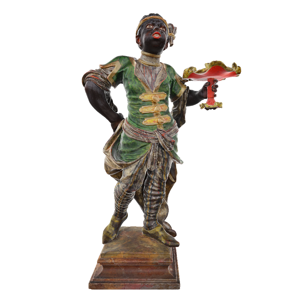 Statue of Black Boy Actor