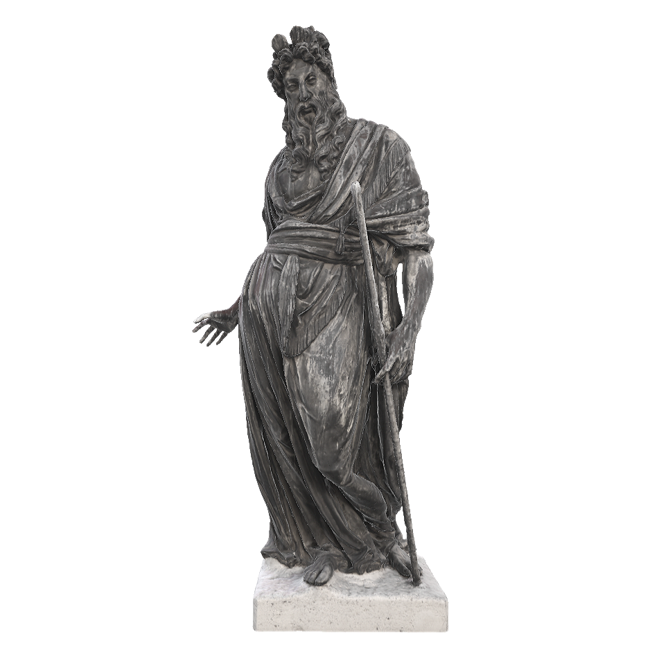 Moses sculpture in the fountain of Vienna's first district