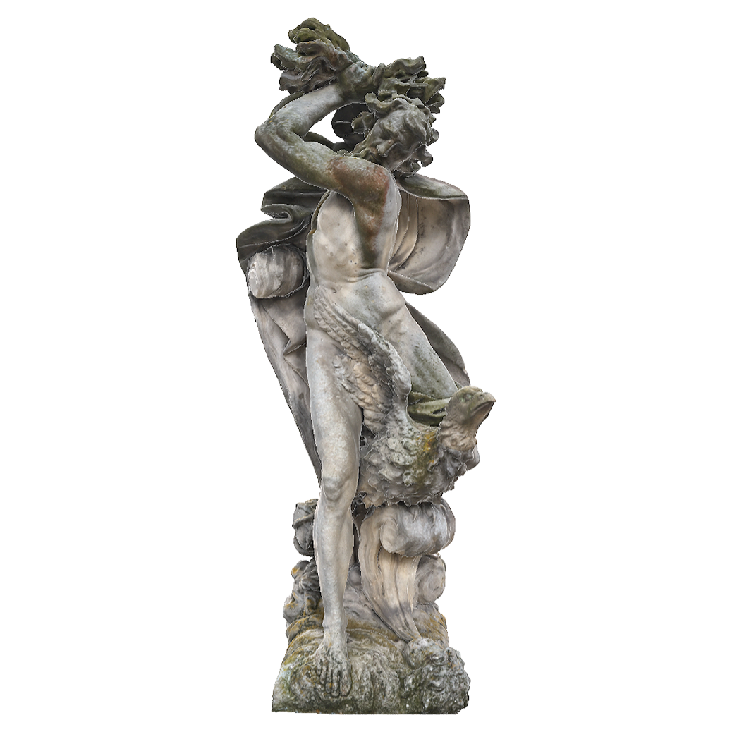 Lednica Castle Garden Zeus Statue