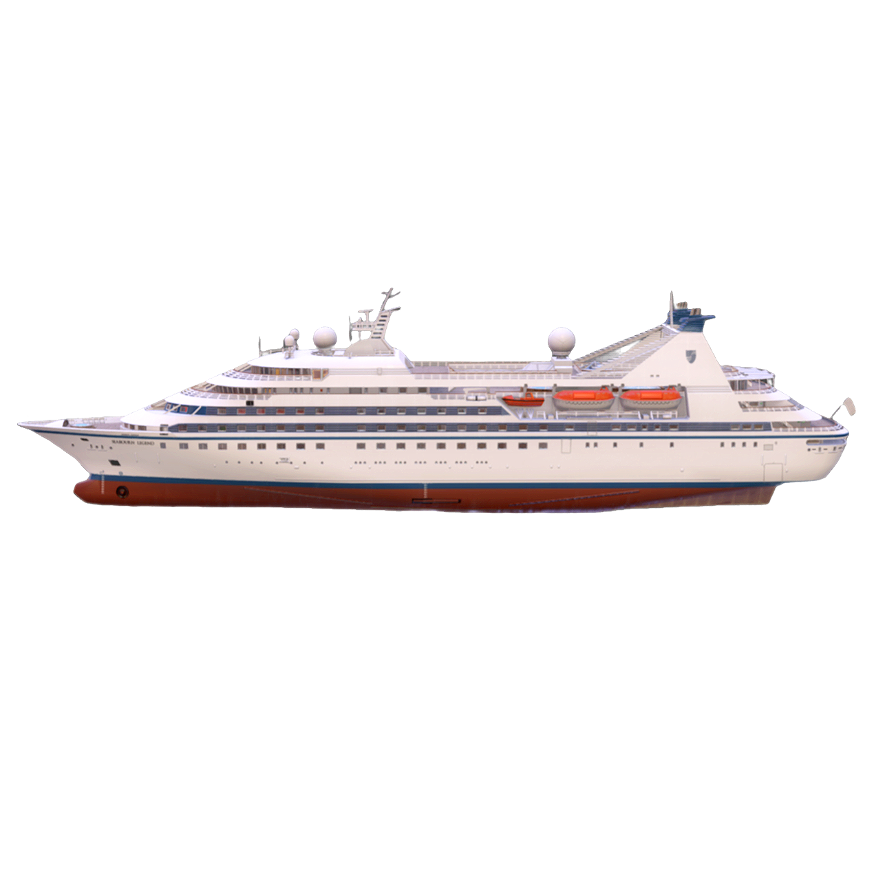 3D model of ocean liner