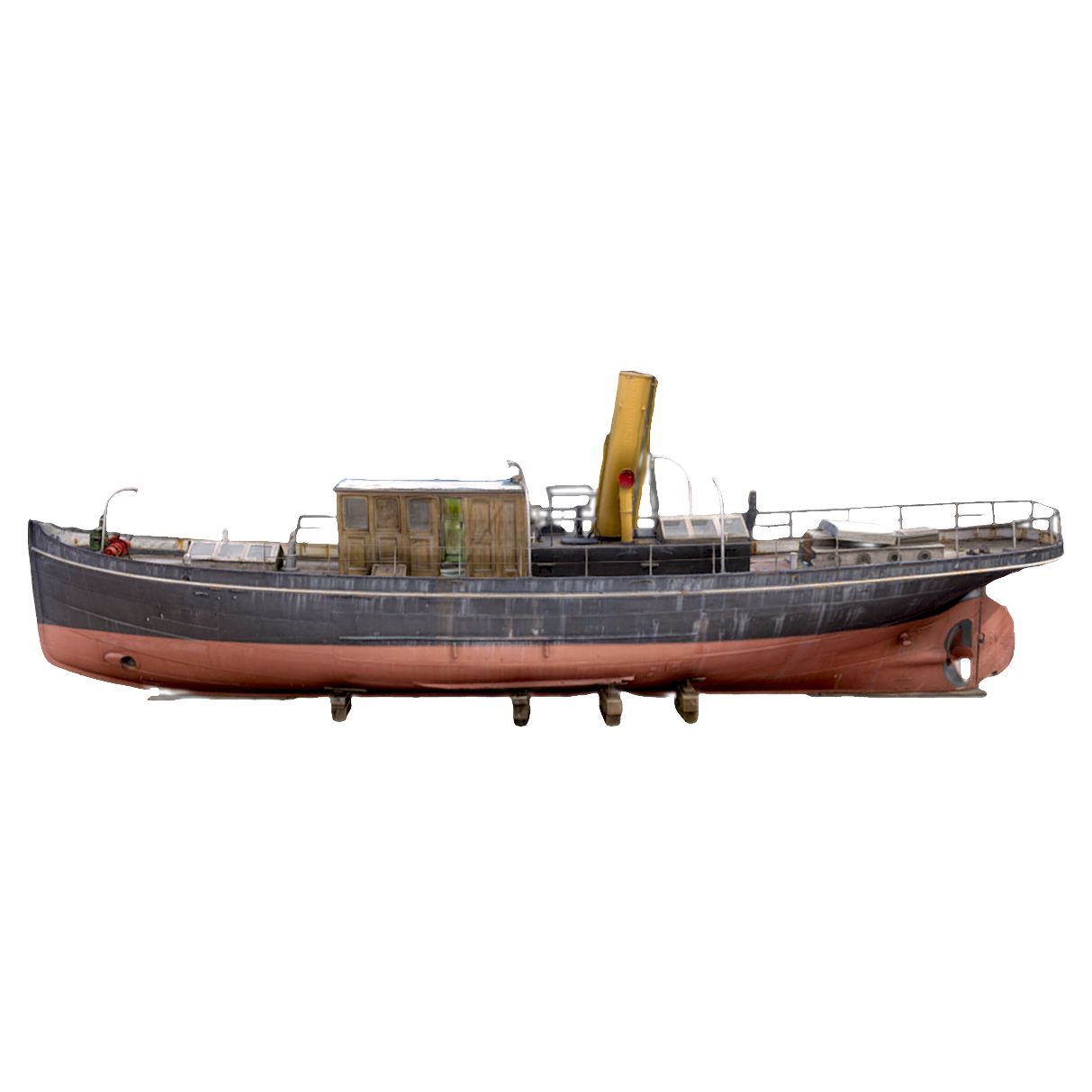 Old diesel fishing boat