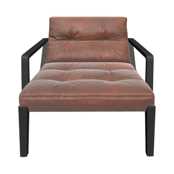 American classic style leather armchair