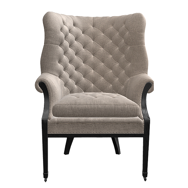 British classical style pull-out fabric sofa chair