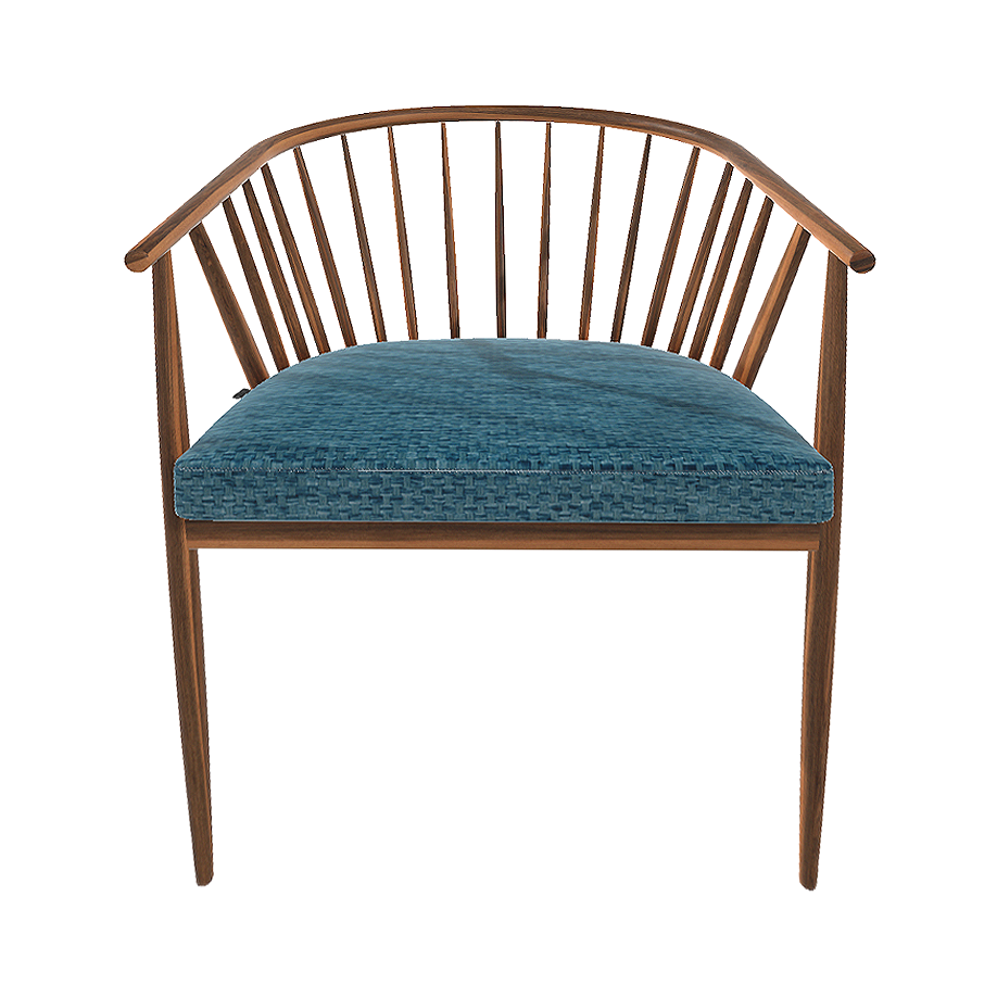 Chinese classical style cedar backrest chair