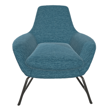 European classic style cotton velvet fabric lounge chair